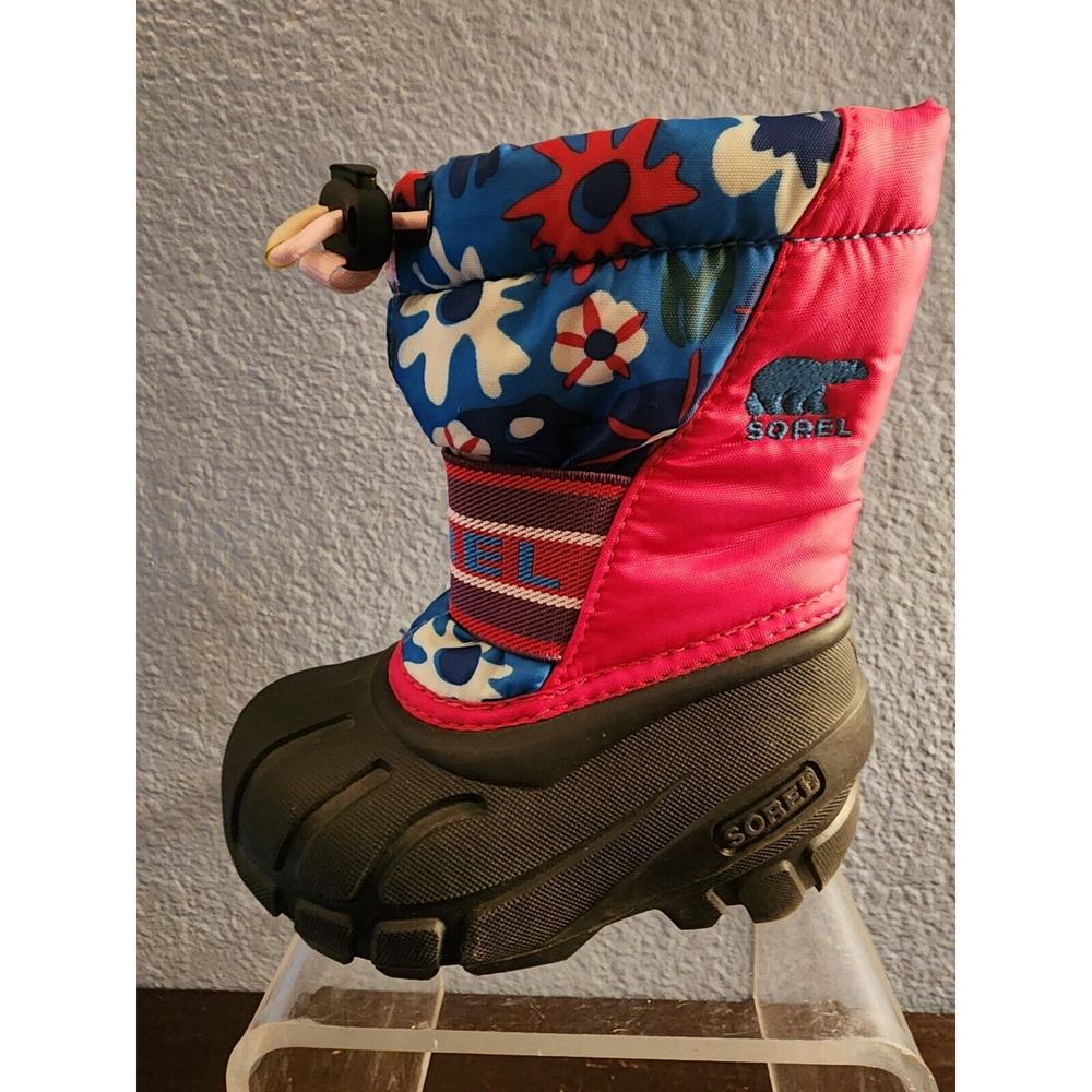 NWOT Sorel Toddler Kids Snow Boots Size USA 6 Purple Red‎ - Picture 2 of 5